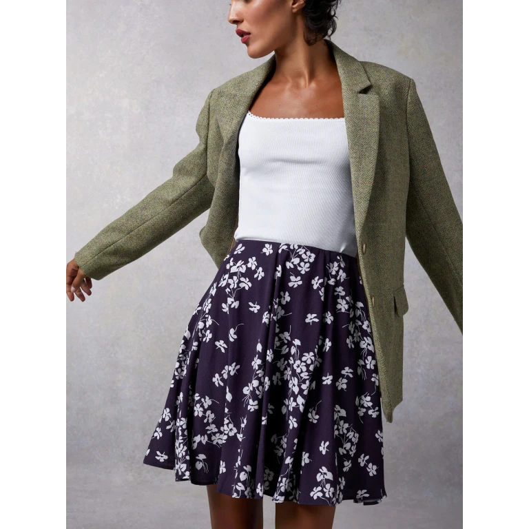 Skirt Ludivine Marine - MARINE / FR-36