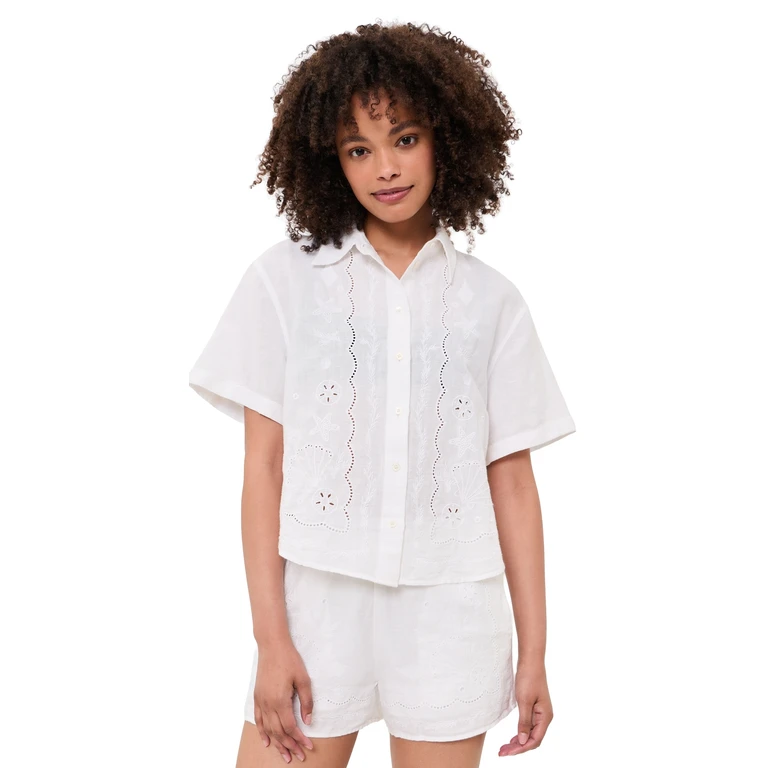 Madewell Madewell x Shopbop Vivian Shirt White XL