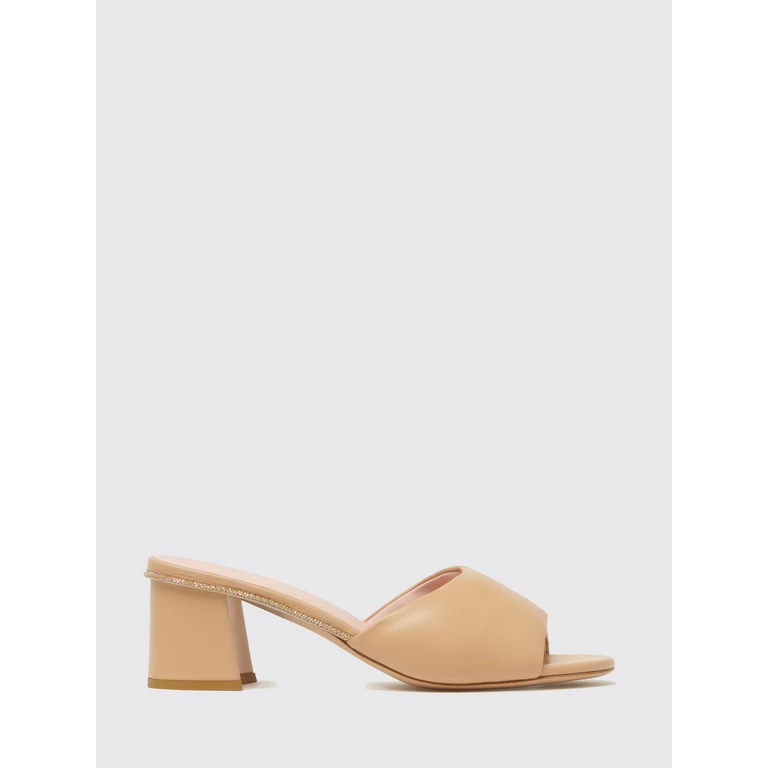 Heeled Sandal Woman color Beige (ASD266A847M0140157)
