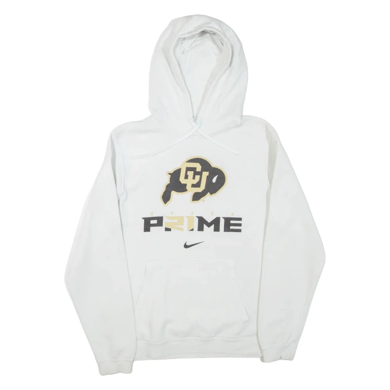 NIKE Mens White Hoodie S