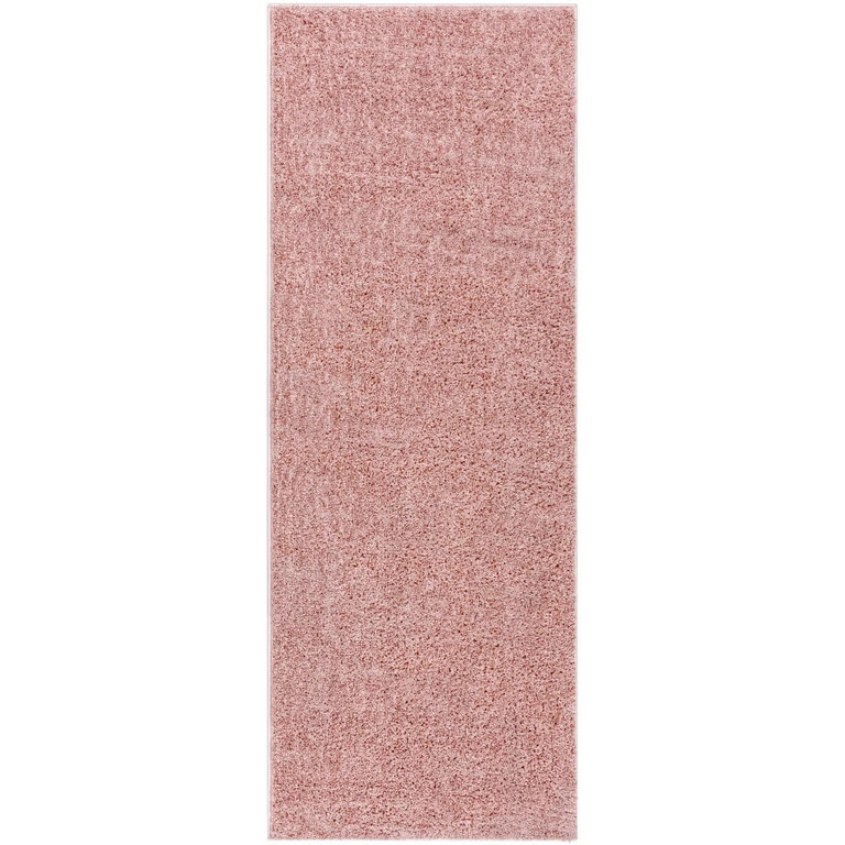 Judy Pink Plush Washable Area Rug - Clearance