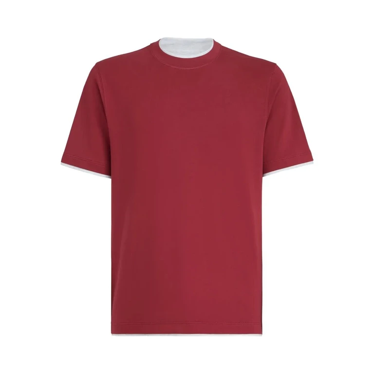 Brunello Cucinelli T-Shirt With Faux-Layering