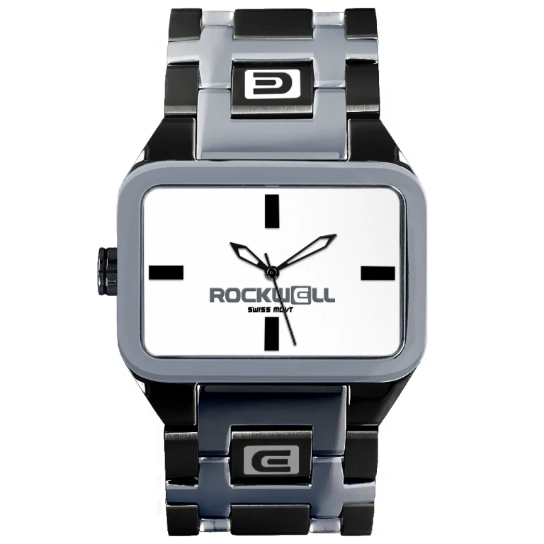 Duel Time (Silver/White/Black) Watch