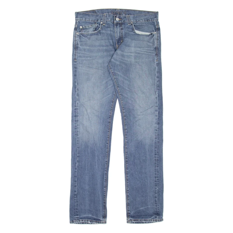 LEVI'S 511 Jeans Mens Blue Skinny Straight Stone Wash W34 L34