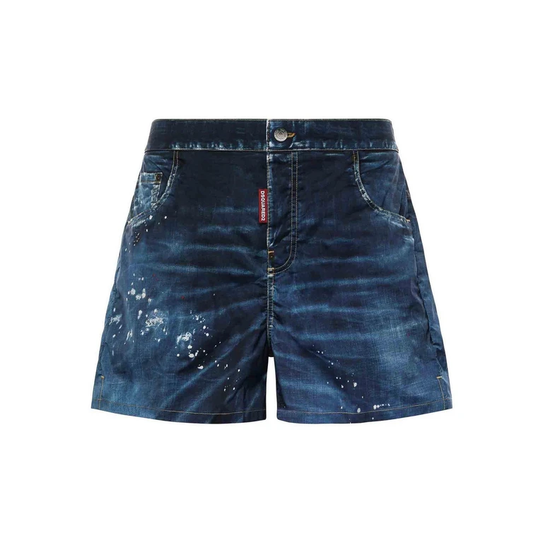 Short De Bain - Denim (D7B626690427)