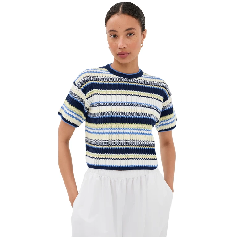 SIMKHAI Tenley Tee Midnight Multi L
