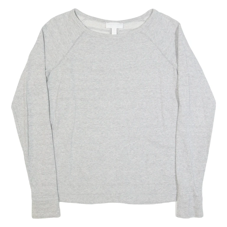 THE WHITE COMPANY Womens Jumper Grey Tight Knit UK 8