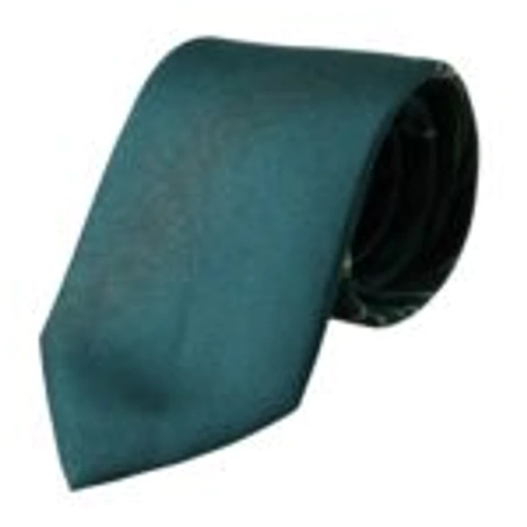 Dolce & Gabbana Green Printed Silk Adjustable Men Tie Dark - Men