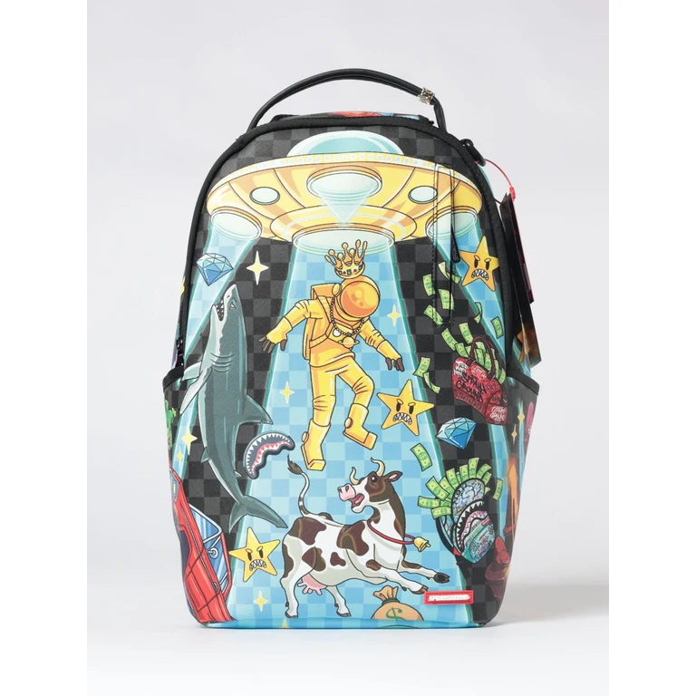 Boy's Space Warped RMX Backpack with Graphic Print (910B8813NSZ)