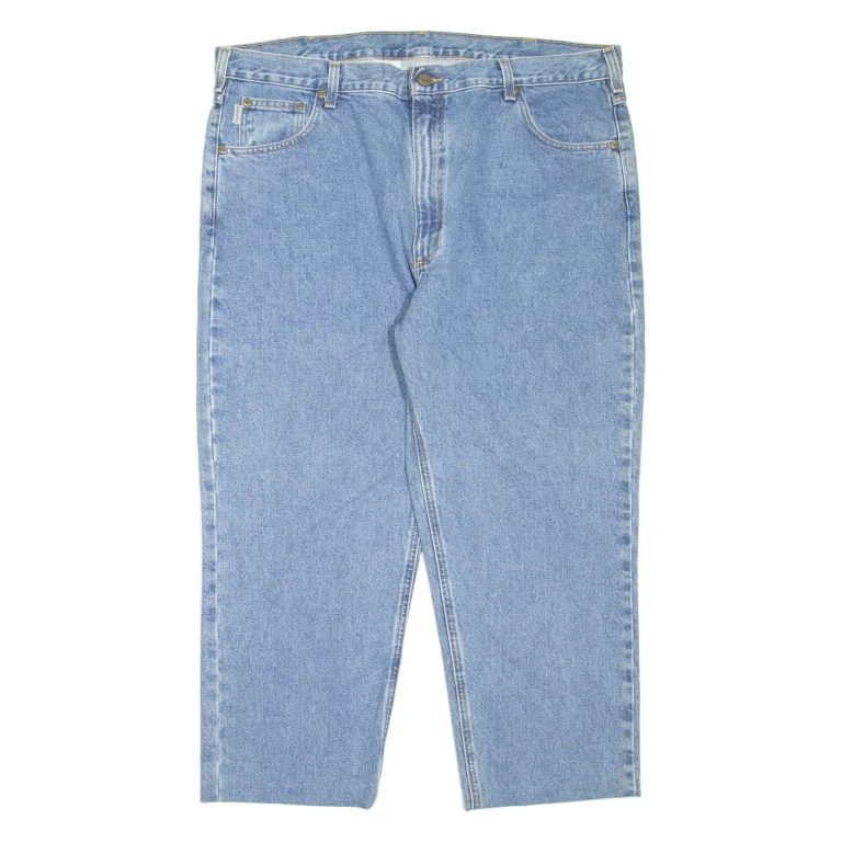 CARHARTT Workwear Mens Jeans Blue Relaxed Tapered W42 L25
