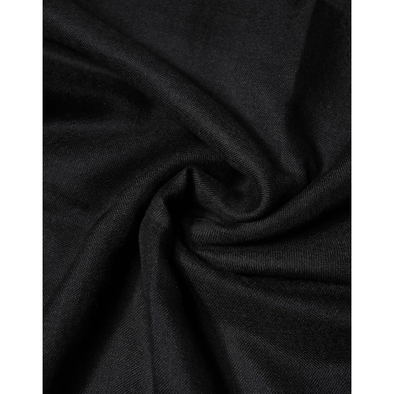 Dolce & Gabbana Black Cashmere Knit Neck Wrap Shawl Scarf Se+ws - Men