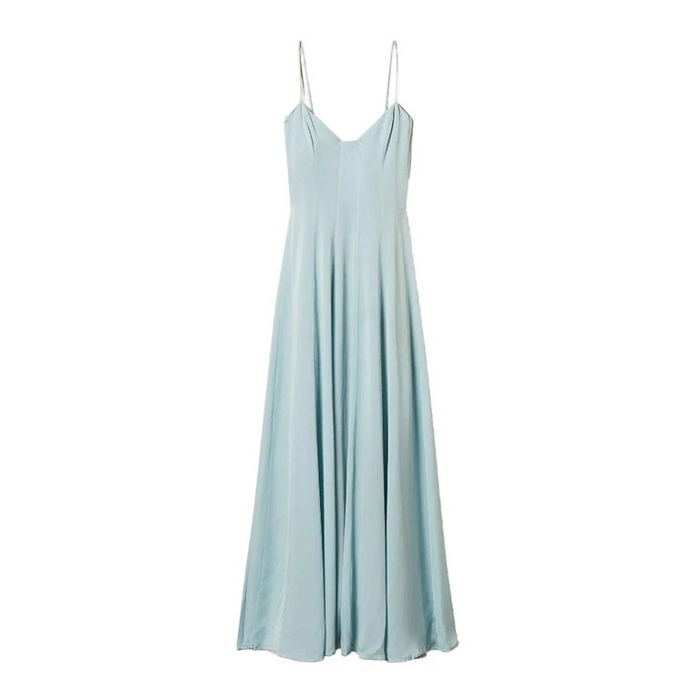 Robe Au Genou - Bleu (261TT250113451)