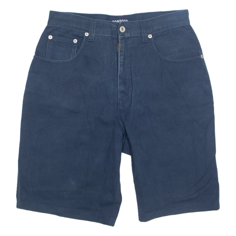 BONJOUR Mens Denim Shorts Blue S W28