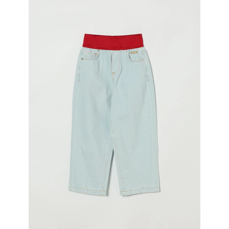 MSGM KIDS Jeans Kids color Blue (S6MSJGDP040126)