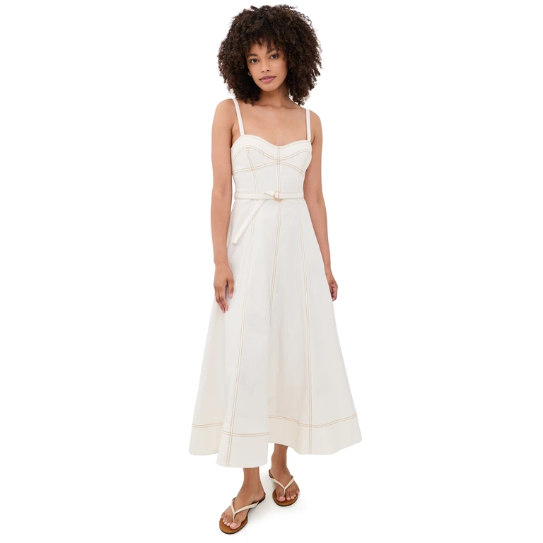 Hill House Home The Fiona Dress Off White M