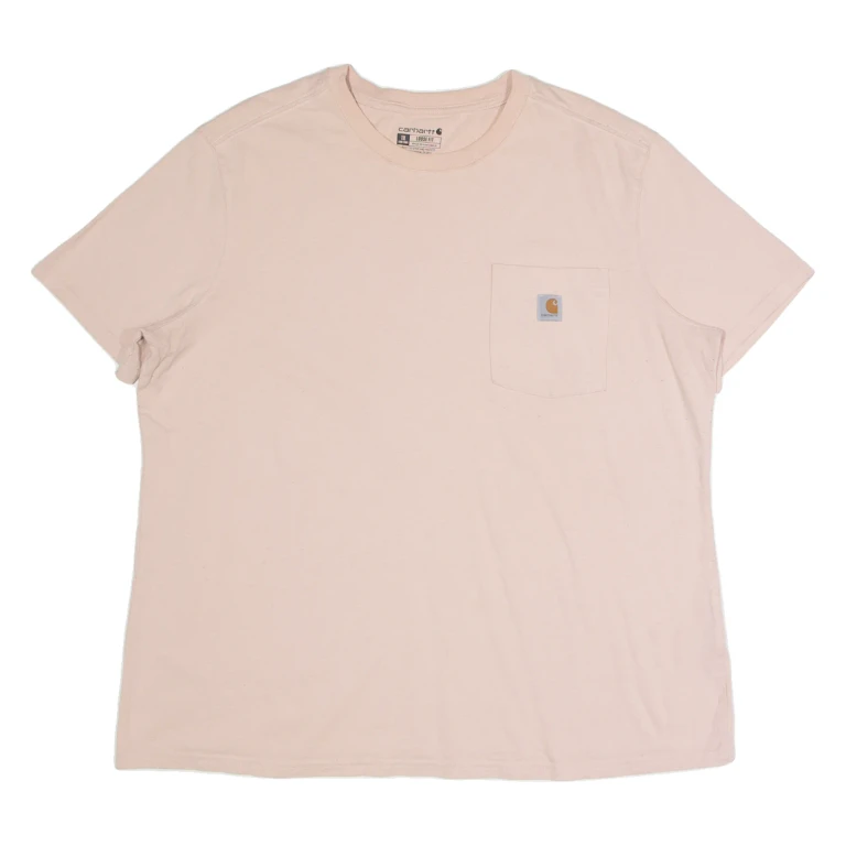 CARHARTT Womens T-Shirt Pink XL