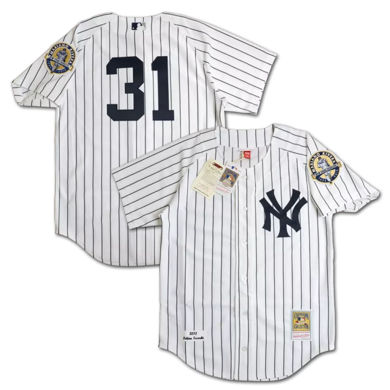 Men's MLB Home Jersey Yankees 2013 Ichiro Suzuki