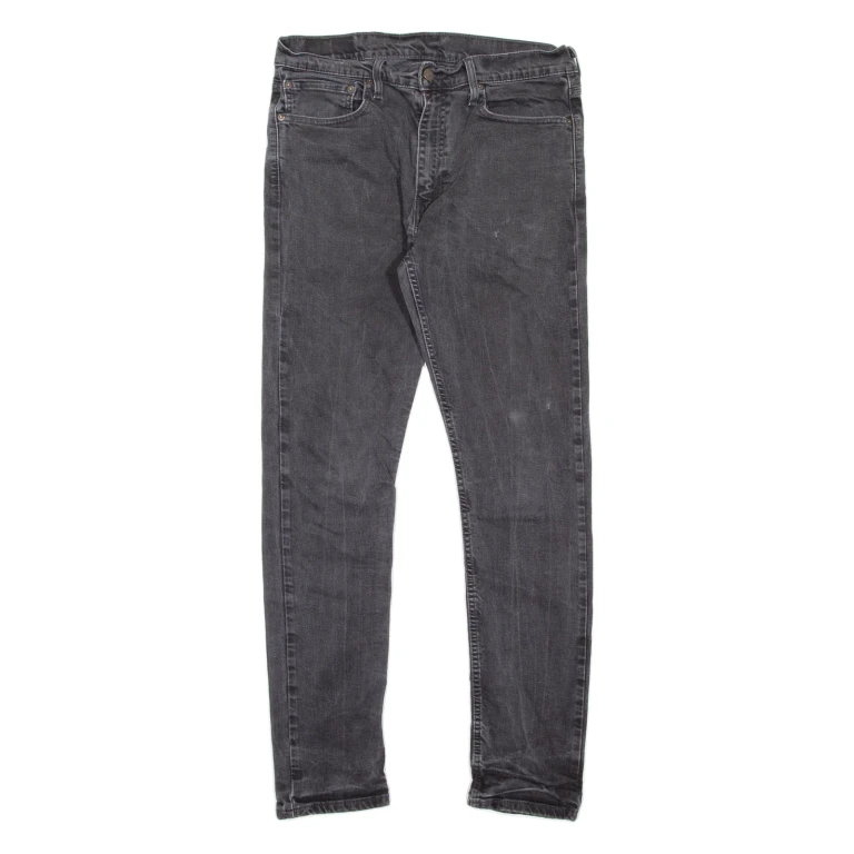 LEVI'S 512 Jeans Mens Black Slim Tapered W32 L31