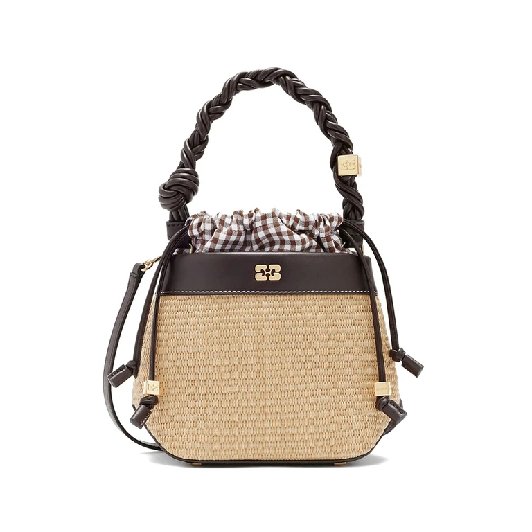 Bou Raffia Bucket Bag