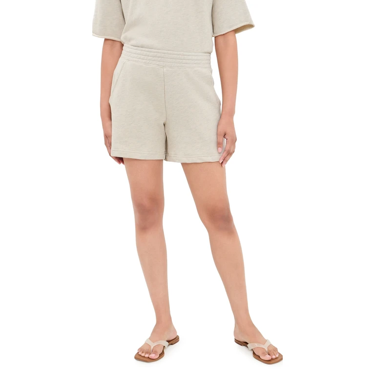 perfectwhitetee Bari French Terry Shorts Oatmeal (Scour) XS