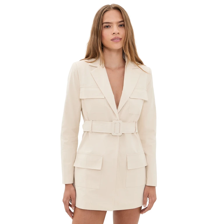 Steinway Mini Dress Beige XXS