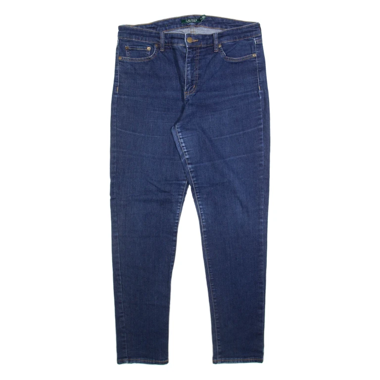 LAUREN RALPH LAUREN Womens Jeans Blue Slim Tapered W32 L29