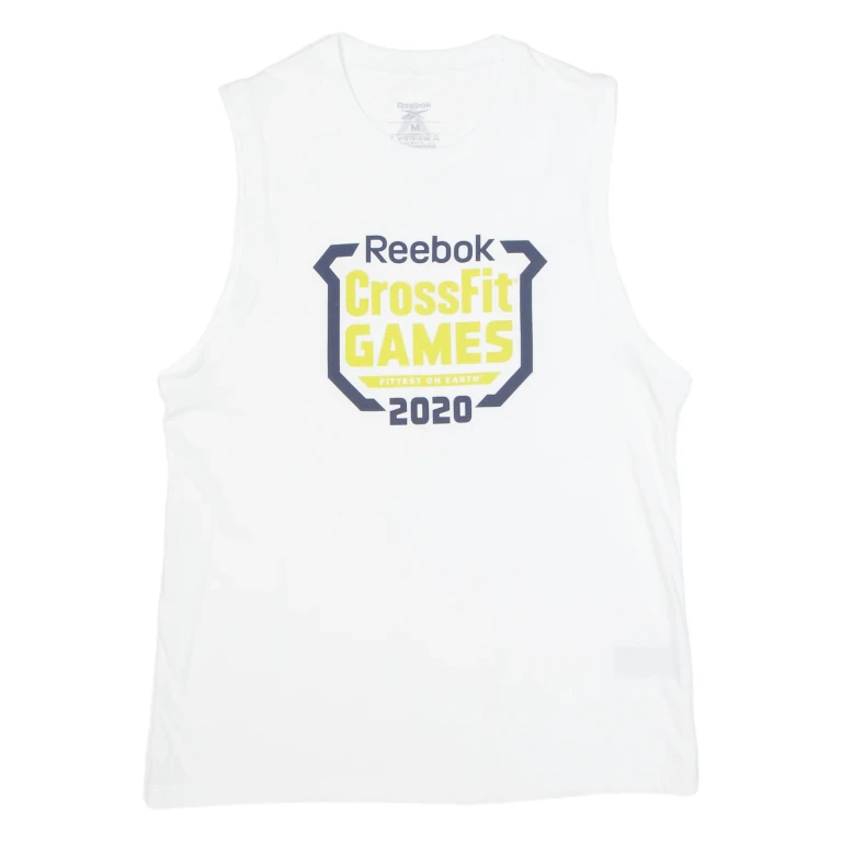 REEBOK Crossfit Games 2020 Mens Vest White Sleeveless M