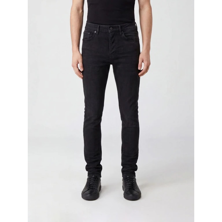 P001 Slim Fit Jeans in Black Stretch Denim (P001BLRBLR)