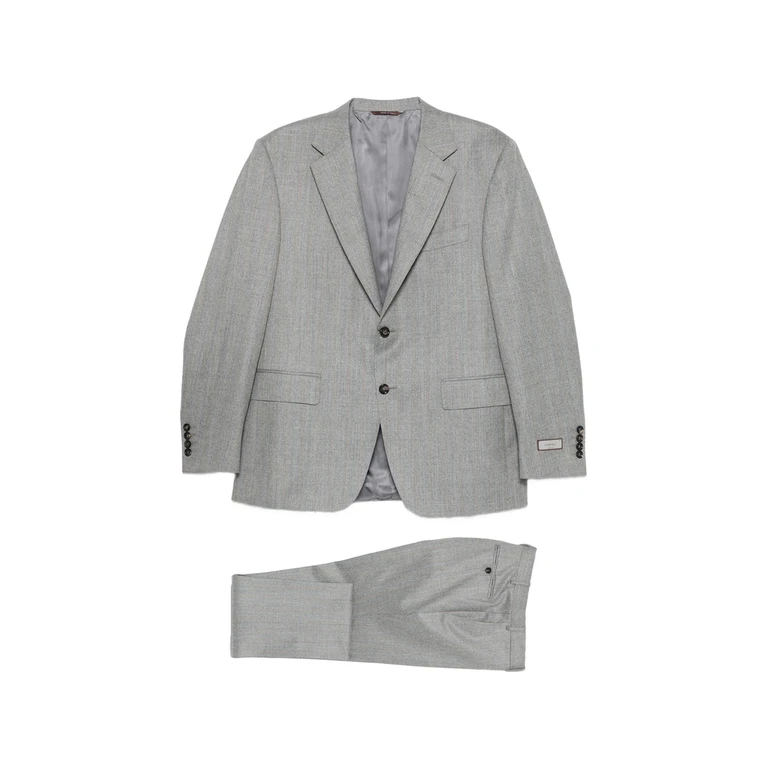 Pinstripe Single-breasted Suit