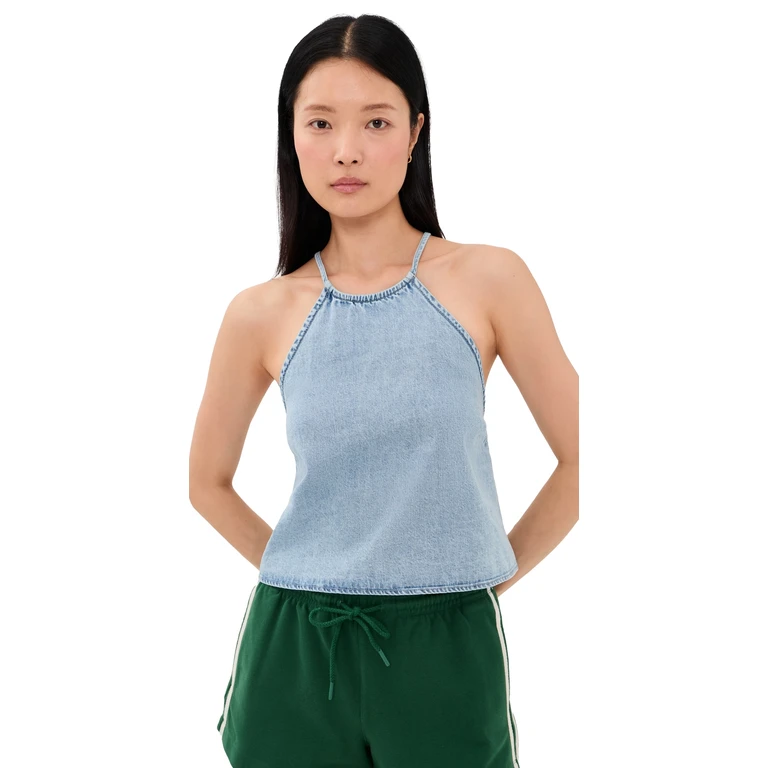 Tulip Halter Top Coastal Haze S