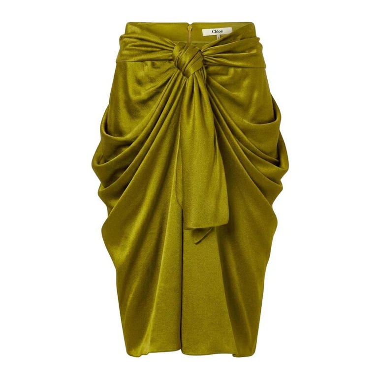 Chloe' Jupe Midi - Vert (CH26UJU0113036R)