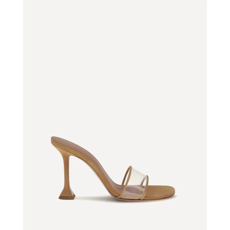 AMINA MUADDI Andreea Glass Mule Sandals Female 41