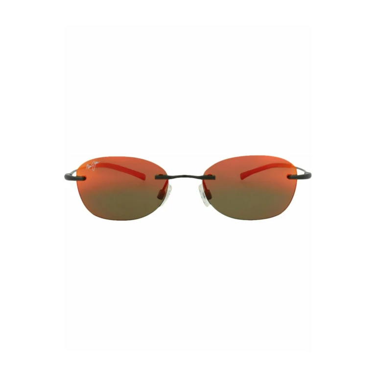 Round-Frame Memory Metal Sunglasses