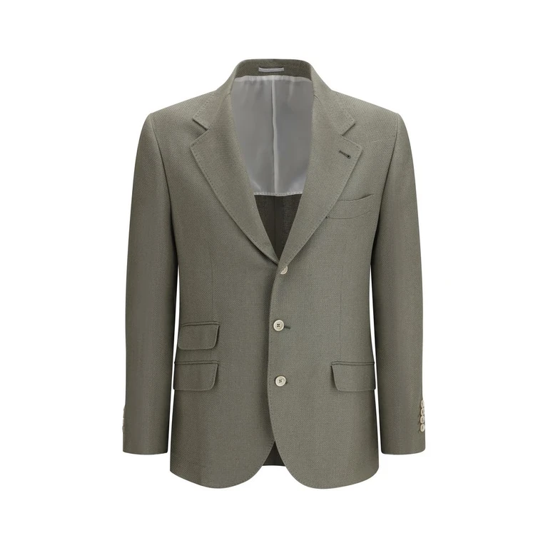 Brunello Cucinelli Bicolor Silk Coat Clothing - Men