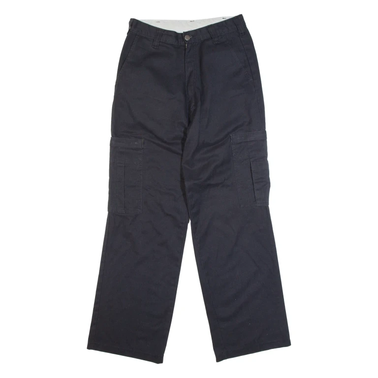DICKIES Workwear Mens Trousers Black Regular Straight W28 L30