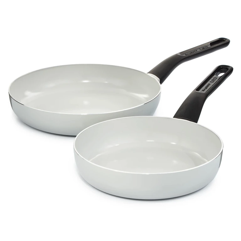 Leo Glints 2Pc Ceramic Nonstick Fry Pan Set, Spirit