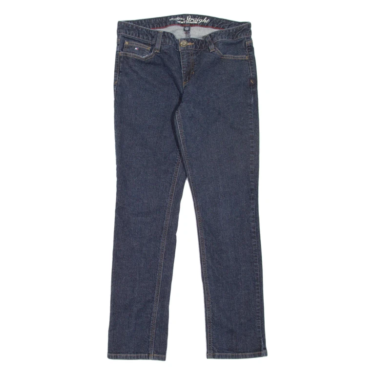 TOMMY HILFIGER Womens Jeans Blue Regular Straight W30 L29