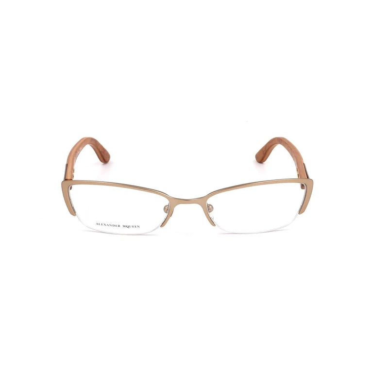 Alexander McQueen Brown Metal Glasses (frames) Accessory - Women
