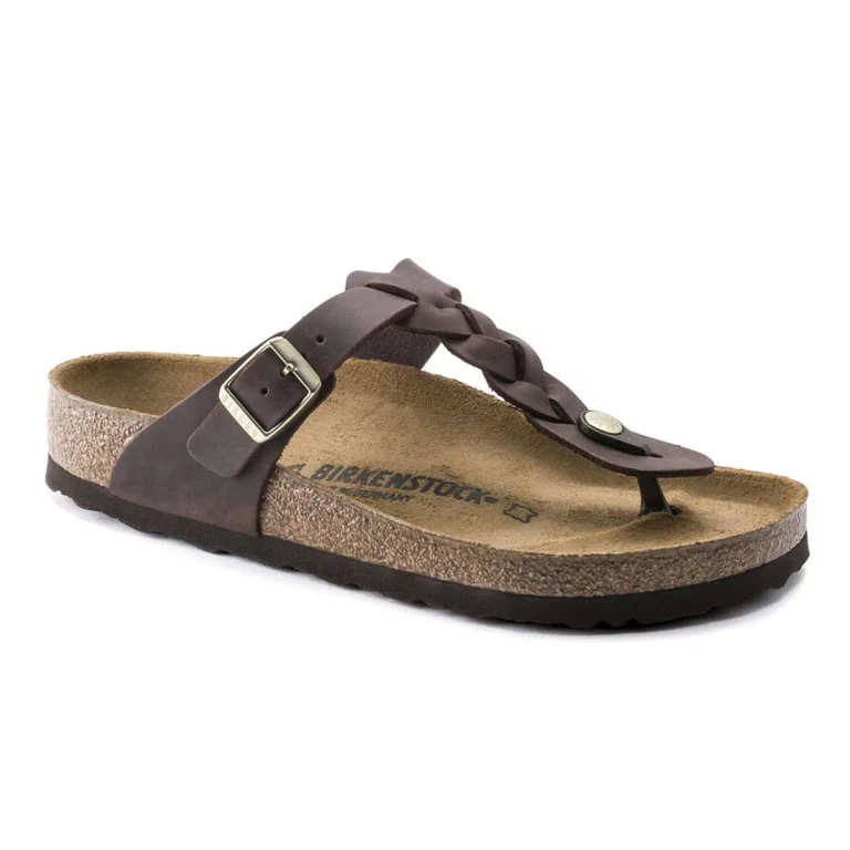 Women's Gizeh Braid Oiled Leather Sandals