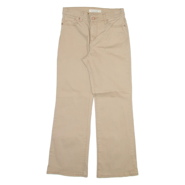 LEVI'S 512 Womens Trousers Beige Slim Bootcut W28 L28