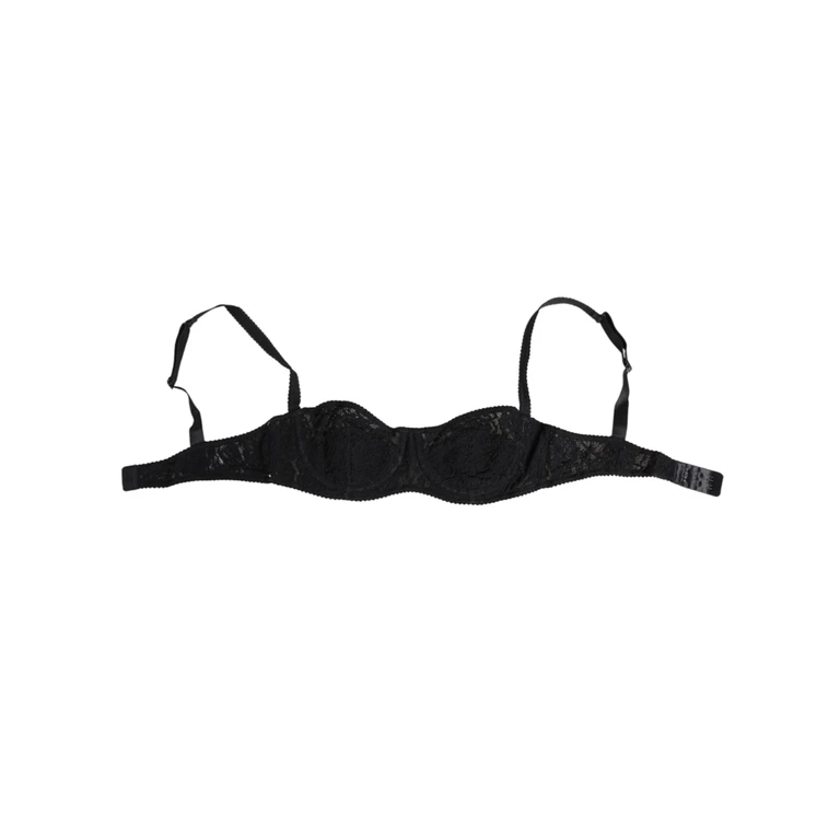 Dolce & Gabbana Black Lace Underwire Bra Lingerie Underwear Polyamide (nylon) Clothing - Women