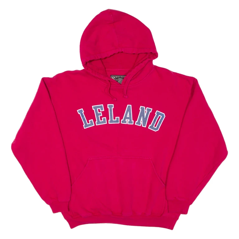 Leland Mens Red Hoodie USA M