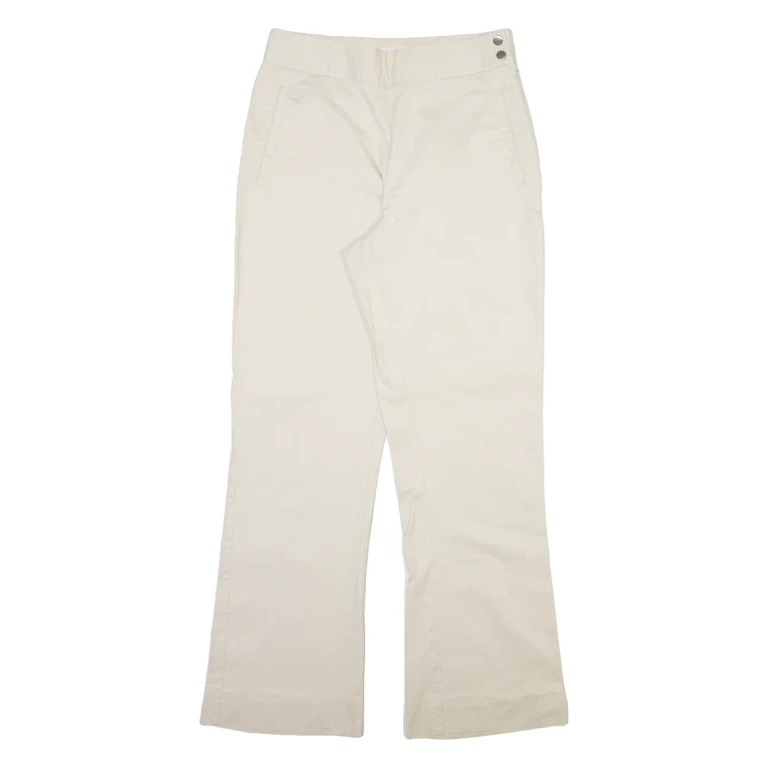 TOMMY HILFIGER Womens Trousers Cream Regular Bootcut W27 L29