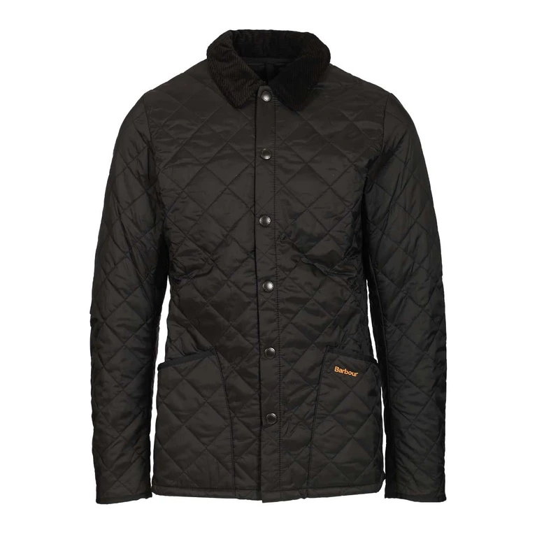 Barbour Liddesdale Heritage Quilted Jacket Black Polyamide - Men