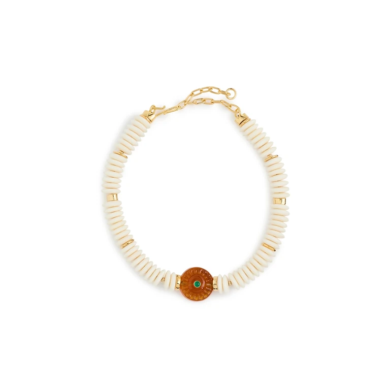 Lizzie Fortunato Marisol Collar White One Size
