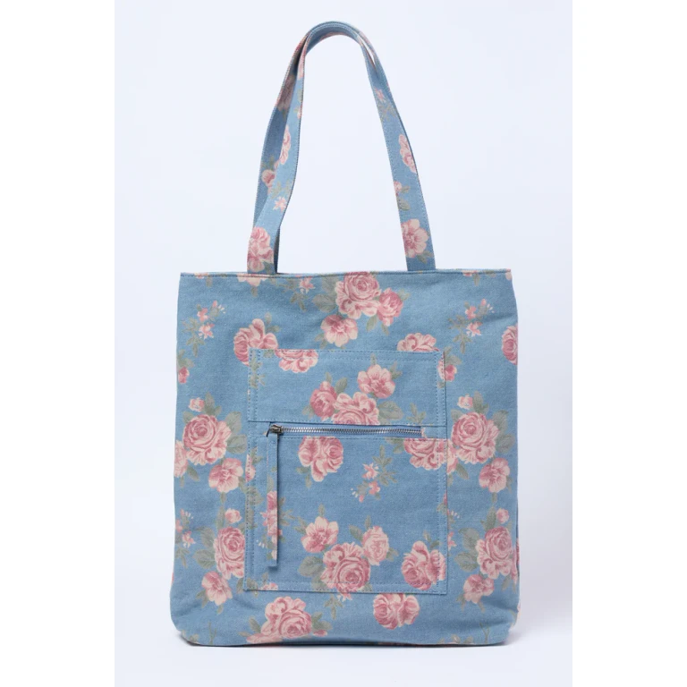 Kian Denim Rose Tote