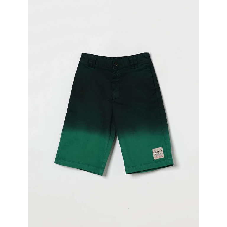 N° 21 Shorts Kids color Green (N210C0N04820N516)