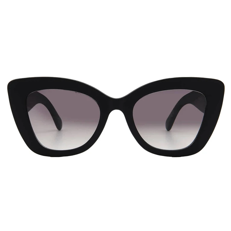 45039FCO001 Smoke Butterfly Ladies Sunglasses 10261603.COM BLKSMK
