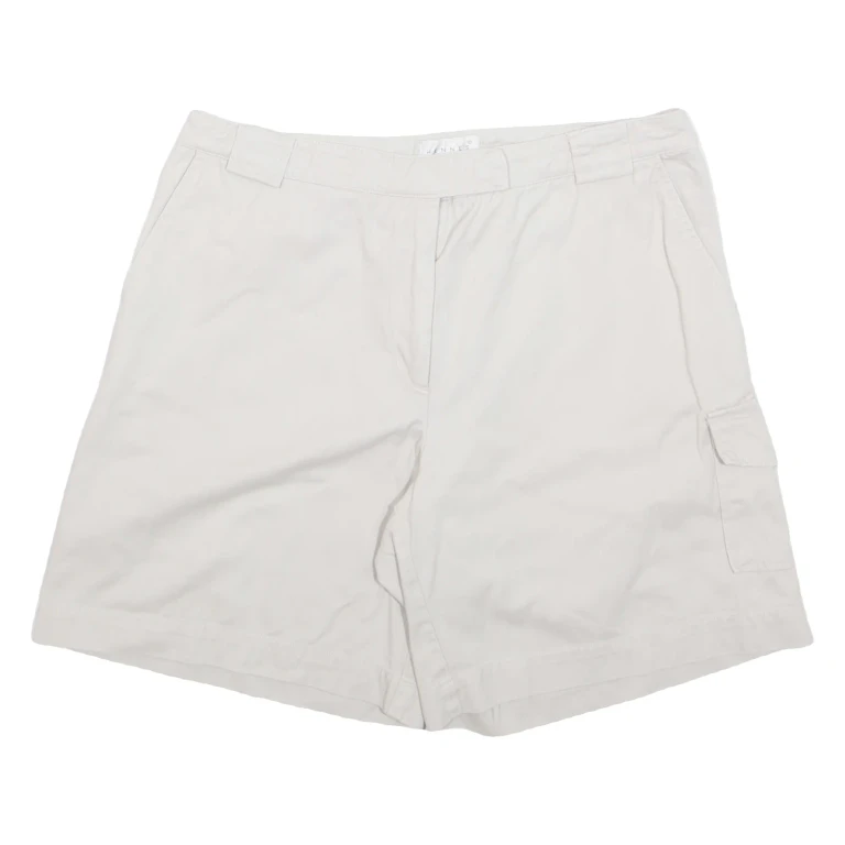 HENNES COLLECTION Womens Workwear Shorts Cream M W32