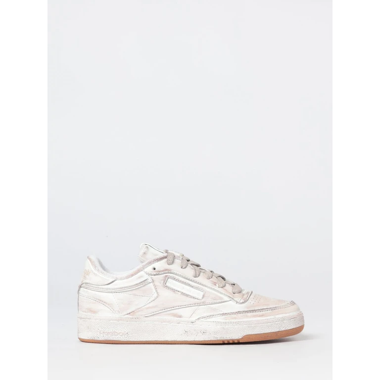 Club C 85 Vintage Low Top Leather Trainers with Terrycloth Lining (100261846P)